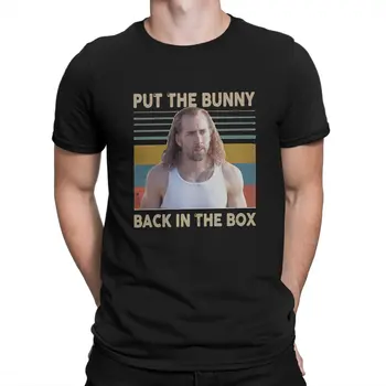 Vintage vrať toho Králíčka Zpátky do Krabice T-Košile pro Muže Crewneck T Shirt Nicolas Cage s Krátkým Rukávem Tee Shirt Tištěné Oblečení