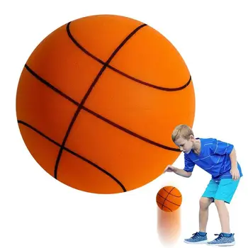 Odráží se Ztlumit Míč Indoor Tichý Basketbal 18-24cm Pěny Basketbal Tichý Měkký Míč Velikost 7 Air Basket Ball Bounce