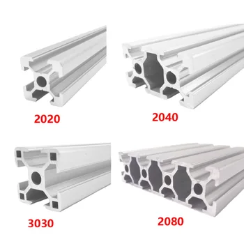Lineární Železniční Průvodce 2040 Vytlačování Hliníkový Profil EU Evropská Norma Eloxovaný 300/400/500mm CNC pro 3D Tiskárny Část