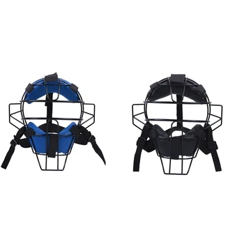 Full-Face Baseball Catcher Maska,Lehké, Bezpečné Fit Zajišťuje Ochranu A Pohodlí ,Nezakrývá Výhled Snadná Instalace