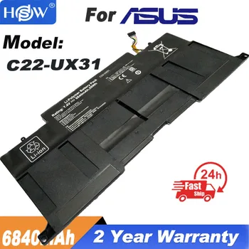C22-UX31 Laptop Baterie pro ASUS Zenbook UX31 UX31A UX31E UX31E-DH72 C22-UX31 C23-UX31 7.4 V 50WH/6840mAh