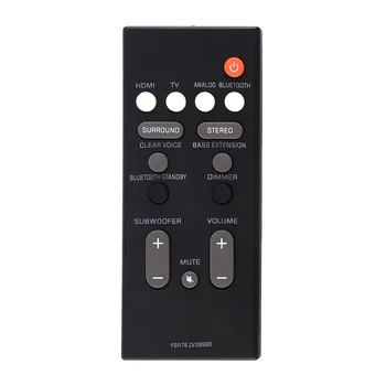 Dálkové Ovládání FSR78 ZV28960 pro Yamaha YAS-106 YAS-207 ATS-1060 YAS-107 ATS-1070 Bluetooth Soundbar Systém