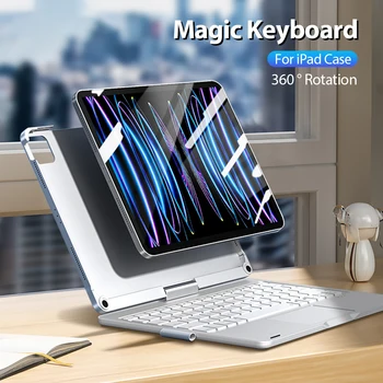 Magic Keyboard Case Pro Ipad Pro 12,9 11 12 9 4 6 9 10 Generace 10.9 Funda Pro Ipad Vzduchu 5 4 3 Mini 6 2022 10.2 Kryt