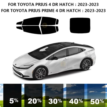 Precut nanoceramics auto UV Okno Odstín Kit Automobilové Okenní Fólie Pro TOYOTA PRIUS 4 DR HATCH 2023-2023