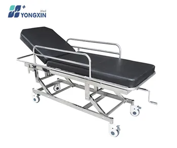 YX-1 Hot prodej nouzové produkt klika ambulance z nerezové oceli nosítka auto převod nemocnice nosítka vozík