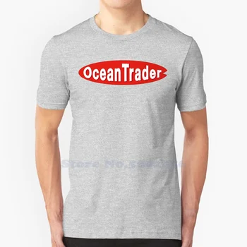 Ocean Trader Ležérní Streetwear Print Logo T-shirt Graphic 100% Bavlna Tee