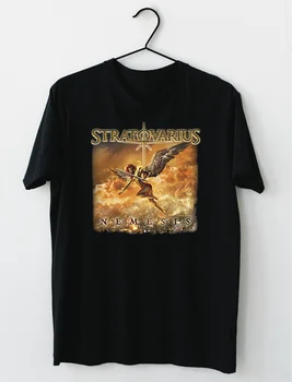 Stratovarius finská Power Metalová Kapela Nemesis Logo T-Shirt L-2XL