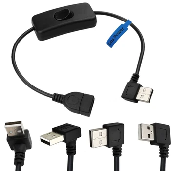 Prodlužovací Kabel USB withSwitchMale Samice Kabel pro USB Světlo Přenos Dat