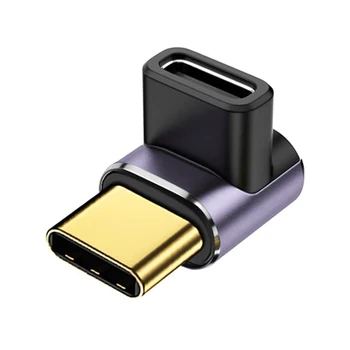 40Gbps USB Adaptér 90 Stupňů USB C Extender Právo PD 100W Rychlé Nabíjení pro Parní Palubě Notebook