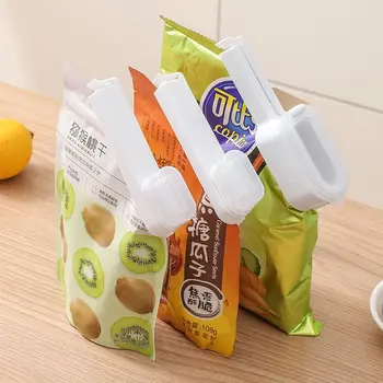 Těsnění 180 ° Flip pro Cereální Snack s Výlevkou Vlhkost-důkaz Kuchyň Gadget Bag Upínací Klip Food Sealer