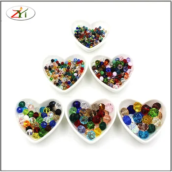 Šperky DIY Ruční Korálkové Materiál Umělé Crystal Korálky Volné Korálky Set Diamond Korálky Ploché Korálky Zemi Korálky (Smíšené Barvy)