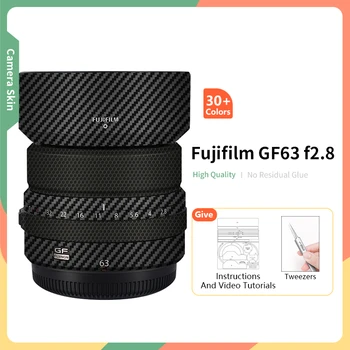 Pro Fujifilm 63mm GF 63mm F/2.8 Objektiv Pleť Anti-Scratch Ochranná Nálepka Wrap Kůže Více Barev