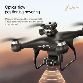 4K Optický Tok Střídavý Motor Dron Quadcopter Hračka Profissional Vyhýbání se překážkám, Drone S116 Dual Fotoaparát