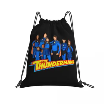 The Thundermans Rodinné Skupiny Výstřel Logo Šňůrky Tašky Tašky Na Boty Tašky Školní Sportovní Pytel
