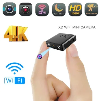 1080P Mini Kamera Baby Monitor, Wi-fi Noční Vidění Detekce Pohybu Bezpečnostní Bezpečnostní Videokamera Audio Video Rekordér