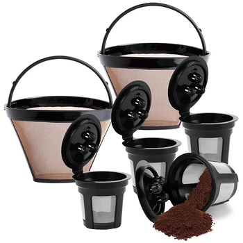 2 Pack Opakovaně Použitelných Kužel Filtru Kávy Filtr Na Kávu Pro Ninja Dual Brew Kávovar
