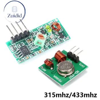 315mhz 433mhz RF Vysílač a Přijímač Modul pro Arduino/ARM/MCU WL Bezdrátové Dálkové Ovládání Desce Elektronické DIY Kit
