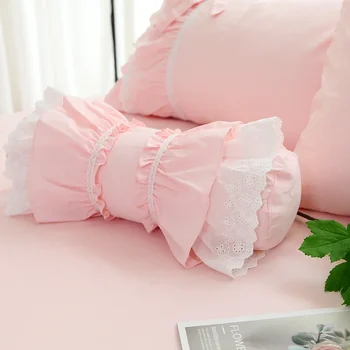 Sladké prohrábnout krajky polštáře, postele, dekorativní ložní prádlo polštář cukroví polštáře princezna bederní polštáře pohovka ruka spočívá postel příslušenství