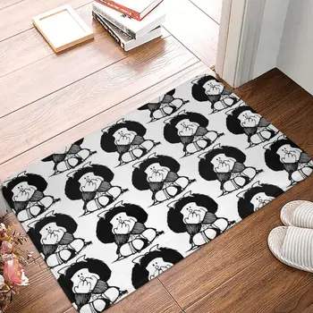 Mafalda Veselý Bystrý Inteligentní Dívka, Non-skluzu Rohožka Quino Vana Ložnice Mat Venkovní Koberec Krytý Vzor Decor