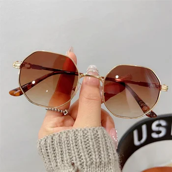 Oulylan Kulaté sluneční Brýle Muži, Klasické Malé Rám Kovové Sluneční Brýle, Ženy, Luxusní Značky Návrhář Módní UV Ochrana Eyewear
