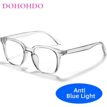 DOHOHDO Klasické Čtvercové Pánské Brýle Akademie Stylu Anti Blue Light Ženy, Vintage Brýle Venkovní Volný čas Módní Nové Brýle
