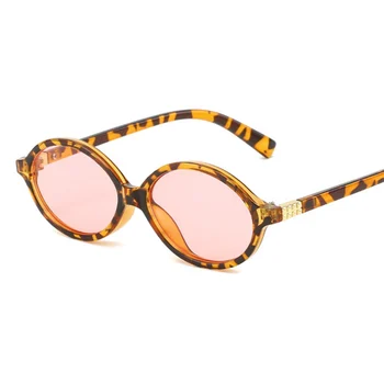 Nové Malé Oválné sluneční Brýle, Ženy, Módní Odstíny UV400 Značky Návrhář Osobní Mužů Trendy Sluneční Brýle Retro Brýle