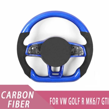 Podpora přizpůsobení Uhlíkových Vláken Volantu Pro VW Golf 7.5 MK7 GTS GTE, GTI GLI Volant Lenkrad