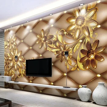 Vlastní Nástěnné Tapety Luxusní 3D Pozadí Stěny Moderní Šperky, Květiny Fotografie tapety Obývací Pokoj Ložnice Domácí Dekor Fresco