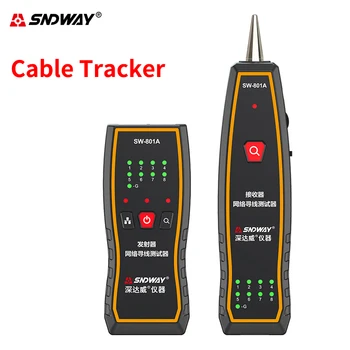 SNDWAY Nový Kapesní Síťový Kabel Tracker RJ45 Tester Lan Kabelu Finder RJ11 Locator Ethernet Drátu Tracker Linky Sekvence Indicato