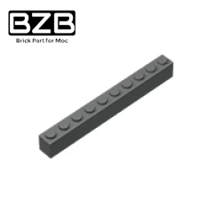 10KS BZB MOC 6111 Brick 1 X 10 pro Stavební Bloky DIY Díly Příslušenství Montážní Kompatibilní Klasické Značky, Dárek, Hračky