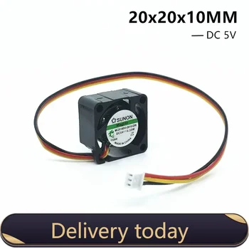 SUNON 2cm 20mm Mini Ventilátor MC20100V3-Q01U-G99 5V 0.33 W 20x20x10MM Chladicího Ventilátoru 3PIN Kabelu 18CM