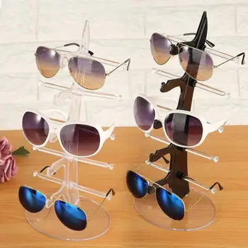 Držák slunečních brýlí Optické Brýle Organizátor Akrylové sluneční Brýle Show, Stylový Stojan Organizer na Brýle, Šperky Drží 5