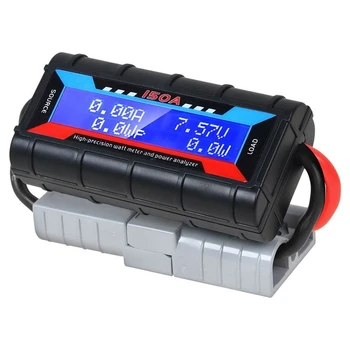 1 KS 150A LCD Digitální Amp Watt Měřič Napájení Analyzátoru Černé Auto Příslušenství, Solární Caravan Metr Pro Anderson Plug Nástroj