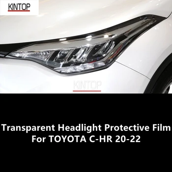 Pro TOYOTA C-HR 20-22 TPU Transparentní Světlometů Ochranný Film, Světlomet Ochranu,Film Modifikace
