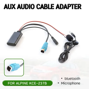 bezdrátové audio rozhraní bluetooth Aux Přijímač Adaptér pro Kabel s mikrofonem pro Alpine KCE-237B Alpine pro 2009+ CDE-W203Ri
