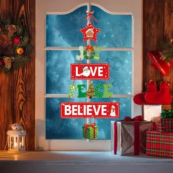 Dekorativní Dveře Znamení pro Dovolenou poutavý Vánoční Závěsné Dveře pro Slavnostní Party Dekor Vytvoření Veselé Atmosféry