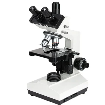 Binokulární Trinocular Biologický Mikroskop Laboratorní Testování Dioptrie Nastavitelný Achromatické Nekonečno Objektiv Připojený Počítač