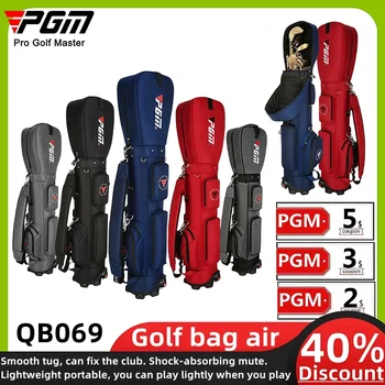 Pgm Golfové Taška Kolové Ultra Lehké Sportovní Standardní Golf Bag Velké Kapacity Golf Letectví Míč Skladování Multifunkční QB069