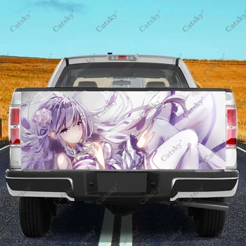 Emilia Re Nula Anime Girl Truck Obtisky Auto zadní Výklopné dveře Obtisk Nálepka Fólie , Samolepky, Grafika na Auta, Kamiony, SUV
