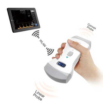 CONTEC Přenosný Barevný Doppler Ultrazvuk Ultrazvukové Sondy Usg Přístroj