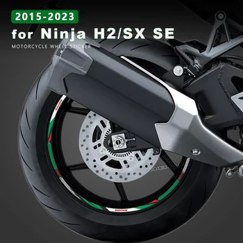 Motocykl Kolo Nálepka Vodotěsné pro Kawasaki Ninja H2 SX 2023 Příslušenství H2R ZH2 Z H2 SE 2015-2022 2019 2020 2021 Ráfek Obtisk