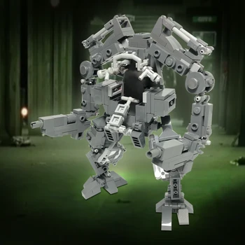 MOC Obrněné Jednotky(APU) Minifigure Měřítku Ozbrojených Robotů Stavební Blok Filmové A Televizní Přístroj Bojovník Cihly Dárek Hračka
