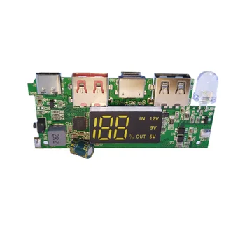 Rychlá Nabíječka QC3 PD 18W Multi-protokol W332 Inteligentní Rychlé Nabíjení Power Bank Booster Board 12V Smart Booster Deska