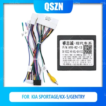 QSZN DVD Canbus Box HYK-RZ-13 Pro KIA SPORTAGE/KX-5/gentry Android 2 din Kabelového svazku Kabelů Auto Rádio Stereo