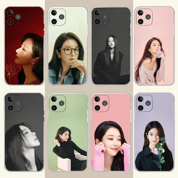 Korea Seo, Ano Ji Telefon Pouzdro Pro iPhone 15,14,13,12,11 Plus,Pro,Max,XR,XS,X,7,8 Plus,SE,Mini Transparentní Měkké Silikonové