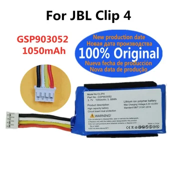Vysoce Kvalitní 100% Originální Reproduktor Baterie Pro JBL Clip 4 Clip4 GSP903052 1050mAh Dobíjecí Bluetooth Baterie Bateria