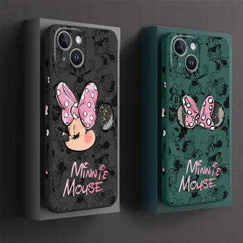 Coque Pouzdro pro Xiaomi Mi 11T 12T Pro 11 Lite 10 Lite 10T 12 Lite 10T Lite 10T Pro Disney Minnie Mouse Měkké Náměstí Kapaliny Pokrytí