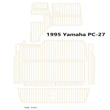 1995 Yamaha PC-27 Plavat Platforma Kokpitu Lodi EVA Umělé Pěny Teak Paluba Podlahy Pad Podložce Samolepicí SeaDek Gatorstep Styl