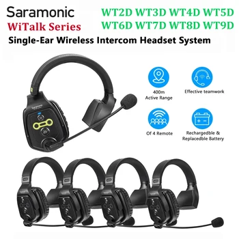 Saramonic Witalk WT2D WT3D WT4D WT5D WT6D WT7D WT8D WT9D Plně Duplexní Bezdrátový Intercom Headset Mikrofon Systém VS NAYA BS180